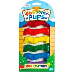 Dachshund Basset Pawsome Pups Dog Crayons - Set of 6